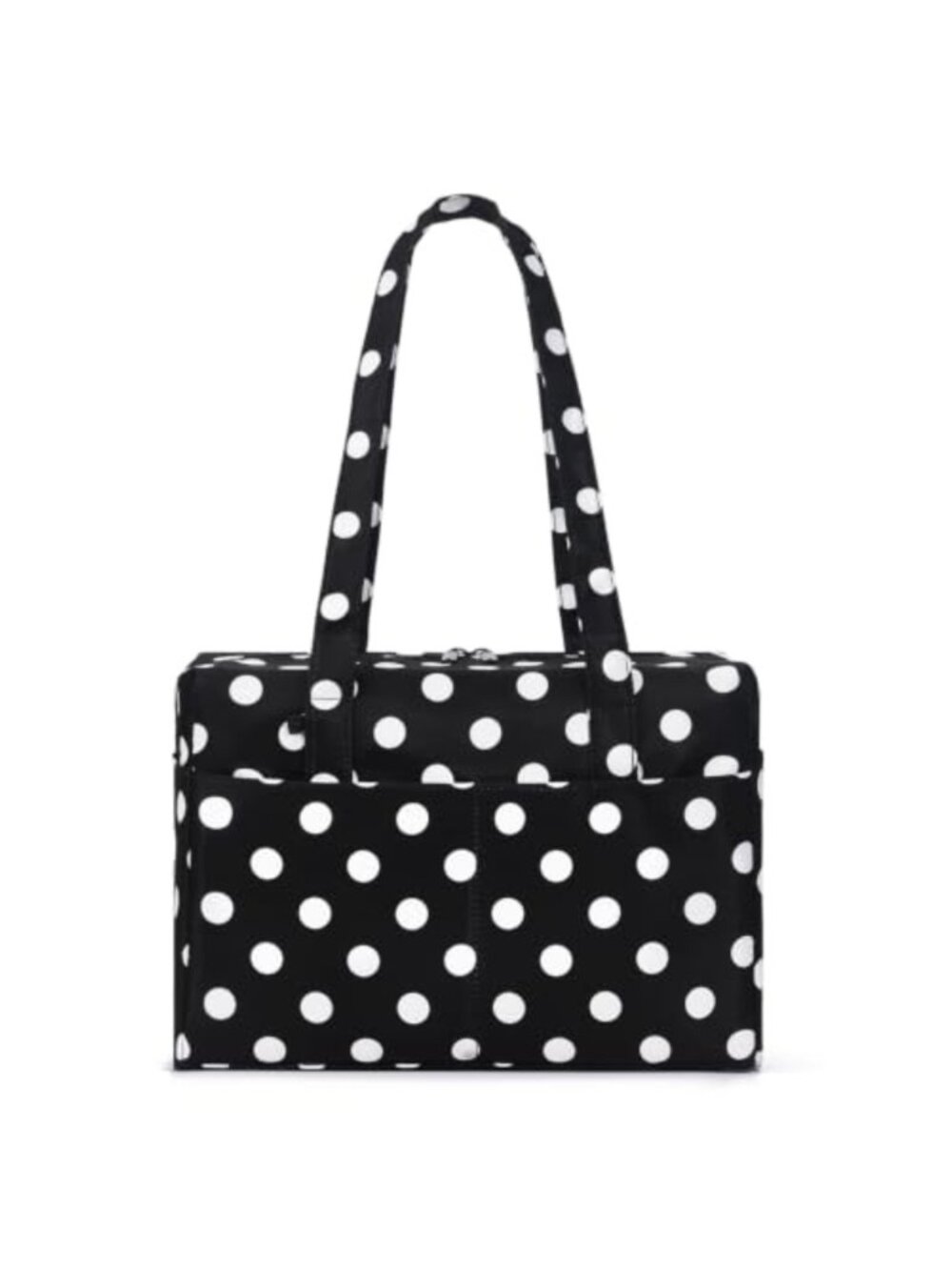 Nylon Tote Bag Polka Dot Cloud Shoulder Bag for Travel Work